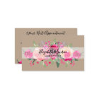 Garden Flowers Hair Stylist Salon Makeup Kraft