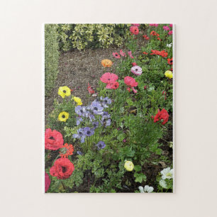 Garden Flowers In Bloom Jigsaw Puzzle