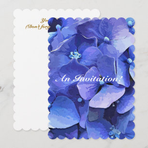 GARDEN FLOWERS INVITATION