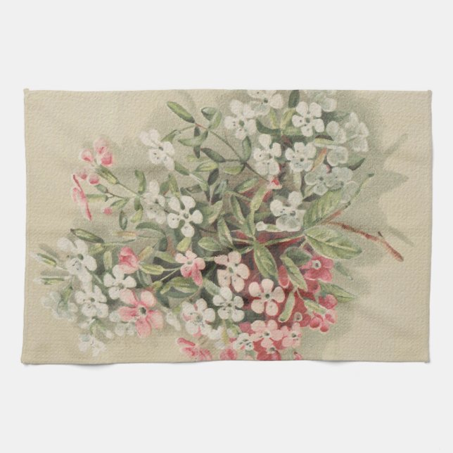 Garden Flowers Tea Towels Microfiber Towels (Horizontal)