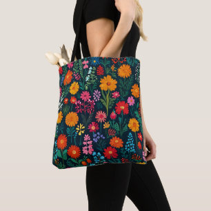 GARDEN FLOWERS TOTE BAG