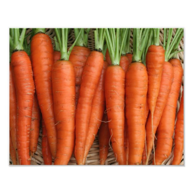 Garden Fresh Heirloom Carrots Photo Print (Front)