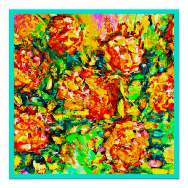 Garden Fresh Patterns Art Poster (Front)