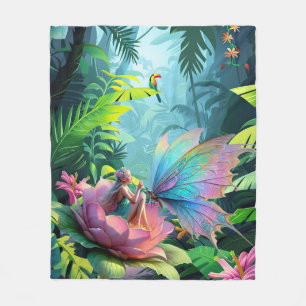 Garden Friends Fleece Blanket