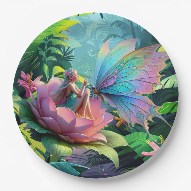 Garden Friends Paper Plate (Front)