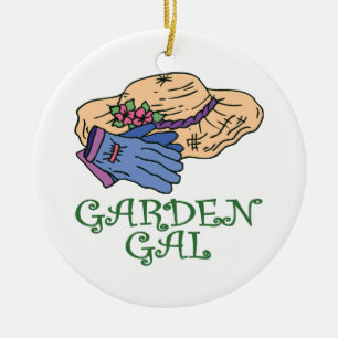 Garden Gal Ceramic Tree Decoration