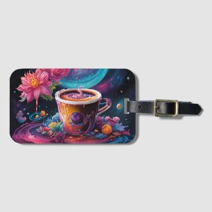 Garden Galaxy Coffee Luggage Tag
