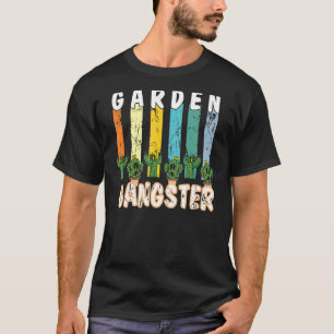 Garden Gangster Plant Pots Cute Cactus Cacti T-Shirt