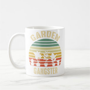 Garden Gangster Retro Vintage Funny Gardening Coffee Mug