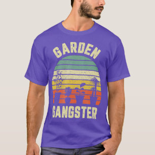 Garden Gangster Shirt Retro Vintage Gift Funny Gar