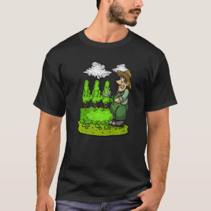 Garden Gardening Prune Middle Finger Prune Hedge G T-Shirt