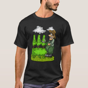 Garden Gardening Prune Middle Finger Prune Hedge G T-Shirt