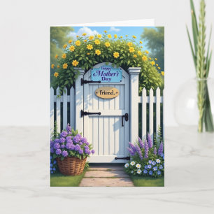 Garden Gate Mothers Day Card
