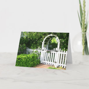 Garden Gate Mother's Day Greeting Card