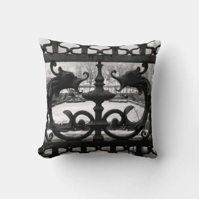 Garden Gate NYC Pillow (Front)