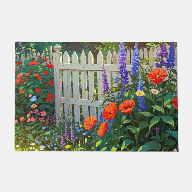 Garden Gate Serenity Doormat (Front)