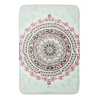 Garden Gem Mandala Bath Mat