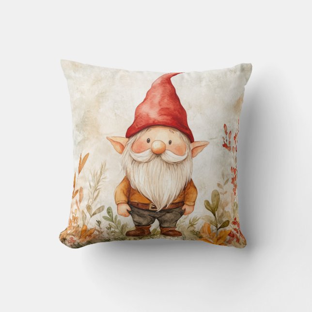 Garden Gnome Cushion (Front)