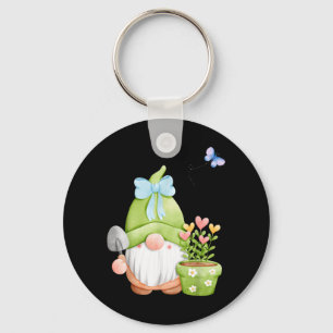 Garden gnome Funny Unisex Design for Men Women tee Key Ring