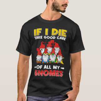 Garden Gnome Gardening Dwarf & Gnomes T-Shirt
