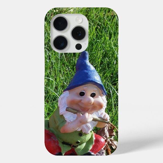Garden Gnome in the Yard Mythical Magical Case-Mate iPhone Case (Back)