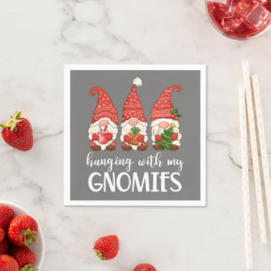 Garden Gnome Pajamas Christmas - Hanging With My Napkin