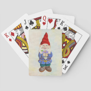 Garden Gnome playing cards