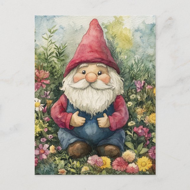 Garden Gnome Postcard (Front)