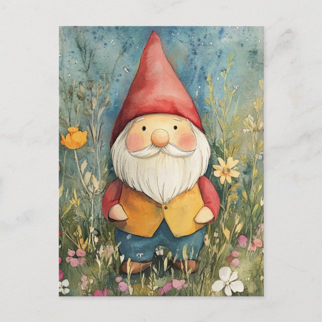 Garden Gnome Postcard (Front)