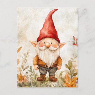 Garden Gnome Postcard