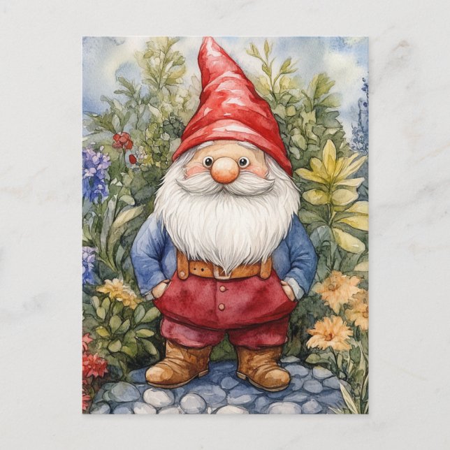 Garden Gnome Postcard (Front)