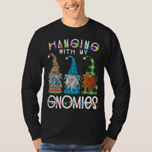 Garden Gnome Pyjamas Christmas Hanging With My Gno T-Shirt