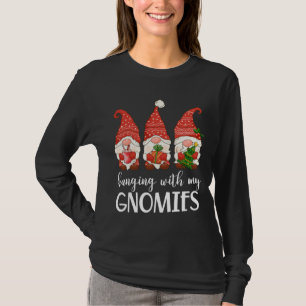 Garden Gnome Pyjamas Christmas Hanging With My Gno T-Shirt
