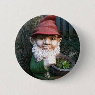 Garden Gnomes 6 Cm Round Badge