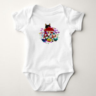 Garden Gnomes Baby Bodysuit