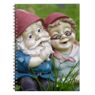 Garden Gnomes Couple Notebook