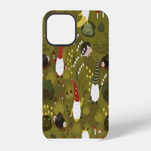 Garden Gnomes: Humourous Flora Fauna. iPhone 12 Case