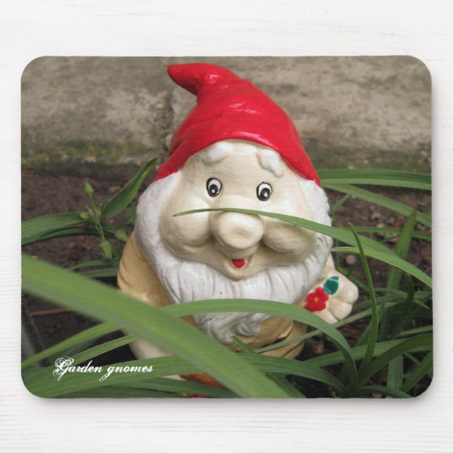 Garden gnomes mouse pad (Front)