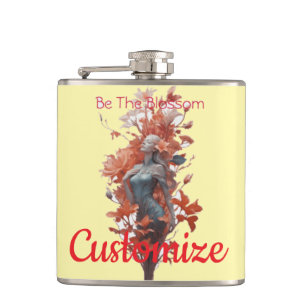 Garden Goddess Blossom Thunder_Cove Hip Flask