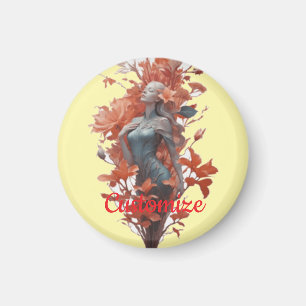 Garden Goddess Blossom Thunder_Cove Magnet