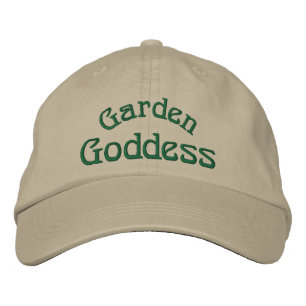 Garden Goddess  Embroidered Hat