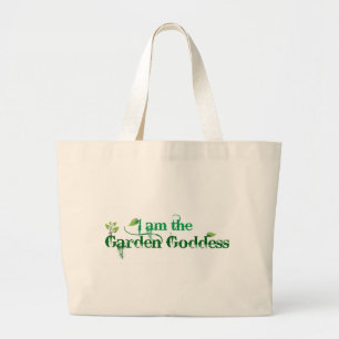 Garden Goddess Large Tote Bag