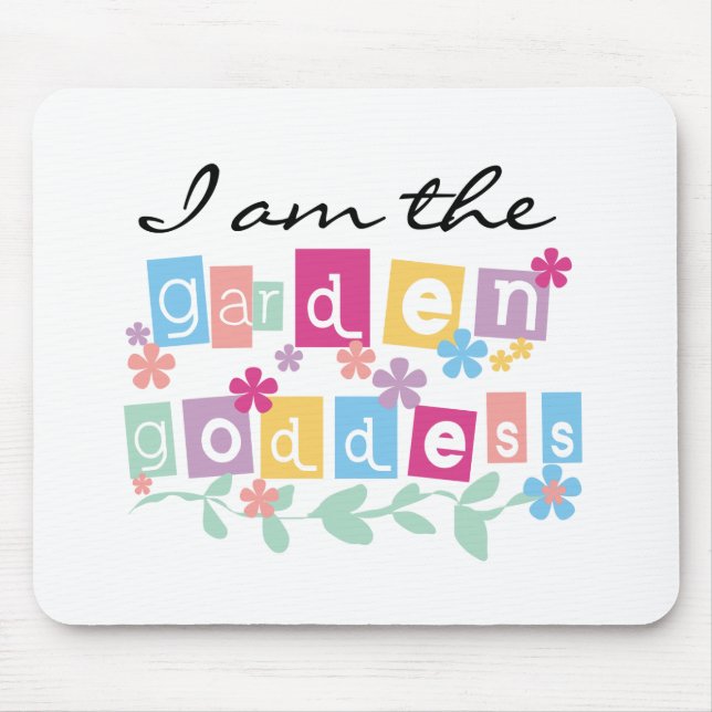 Garden Goddess Mouse Pad (Front)