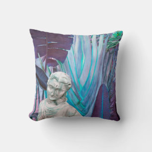 Garden Goddess Throw Pillow
