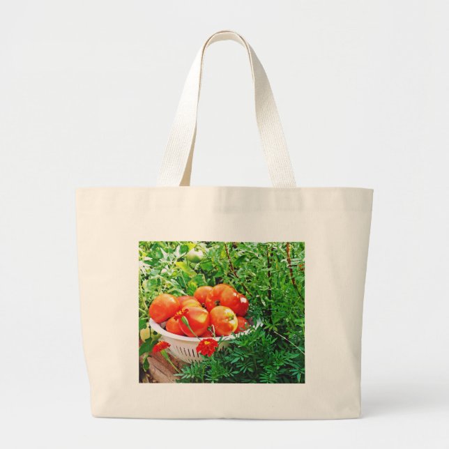 Garden Goodies Large Tote Bag (Front)