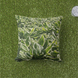 Garden Green Leaf Cute Father's Day Plant Dad Gift Cushion
