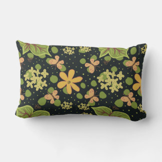 garden greens lumbar cushion