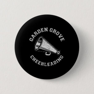 Garden Grove Cheer Distressed Retro 90's Cheerlead 6 Cm Round Badge