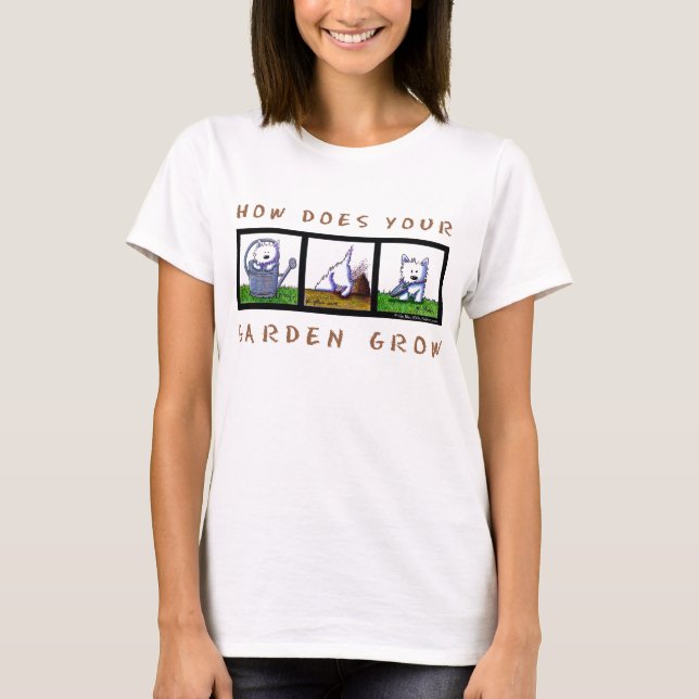Garden Grow Westies T-Shirt (Front)
