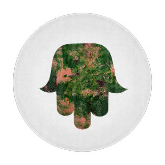 Garden Hamsa Balloon Painting Studio Art Cutting Board